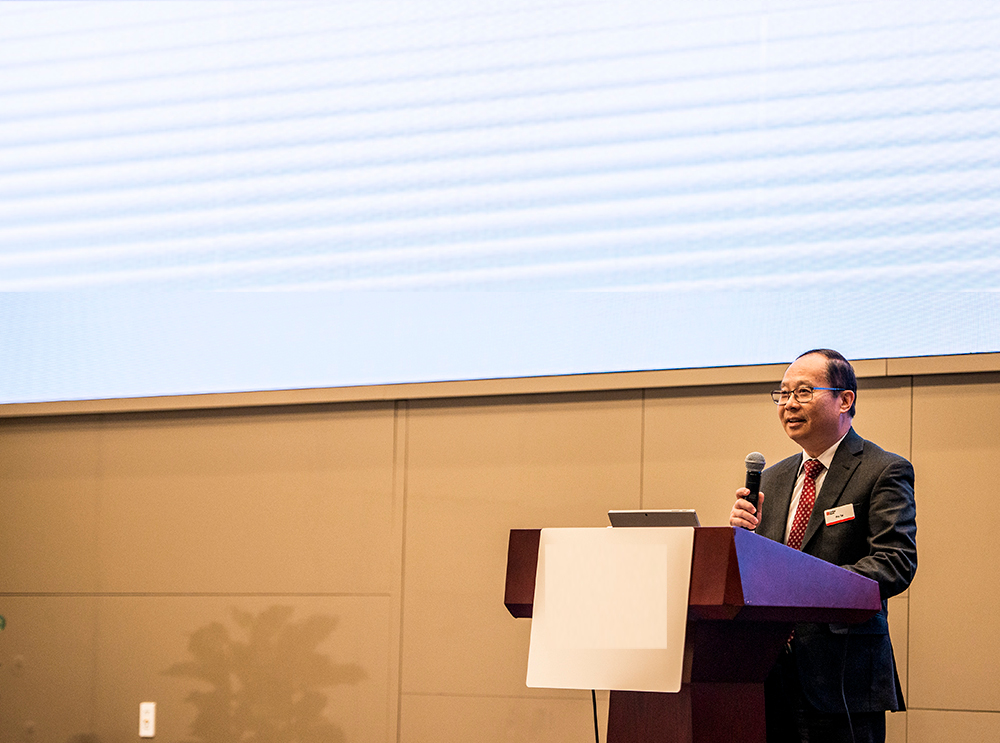 CEO Pin Tai spoke in the 2019 Economic Outlook Luncheon. 